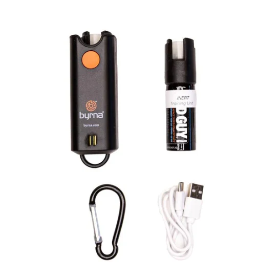 Byrna Duo Personal Alarm + BGR (Max) - Black