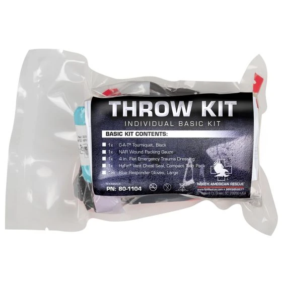 North American Rescue Basic Individual Throw Kit