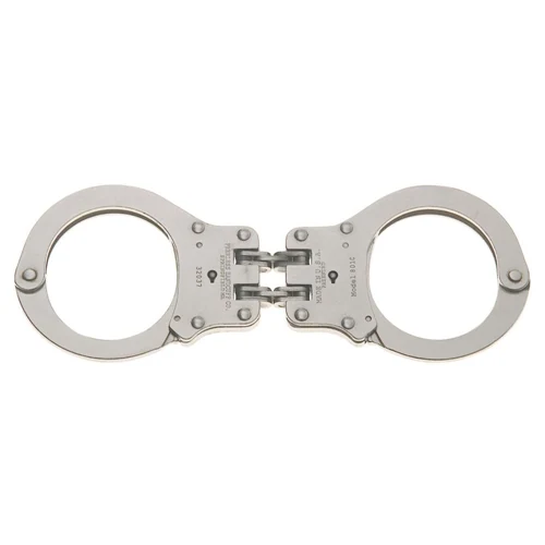 Model 801C Hinged Handcuff - Nickel Finish